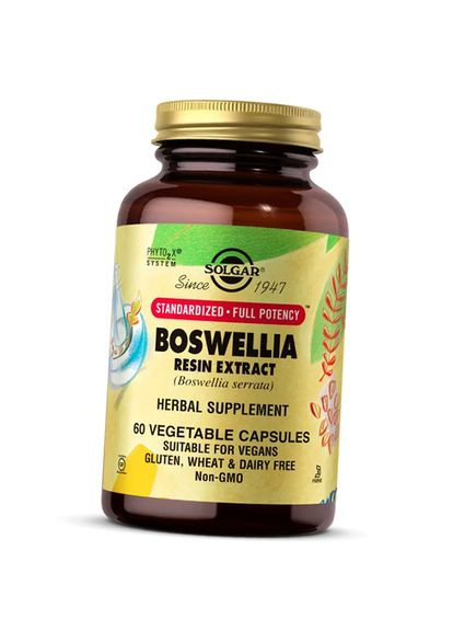 Босвеллия, Boswellia Resin Extract, 60вегкапс (71313001) Solgar (322727998)
