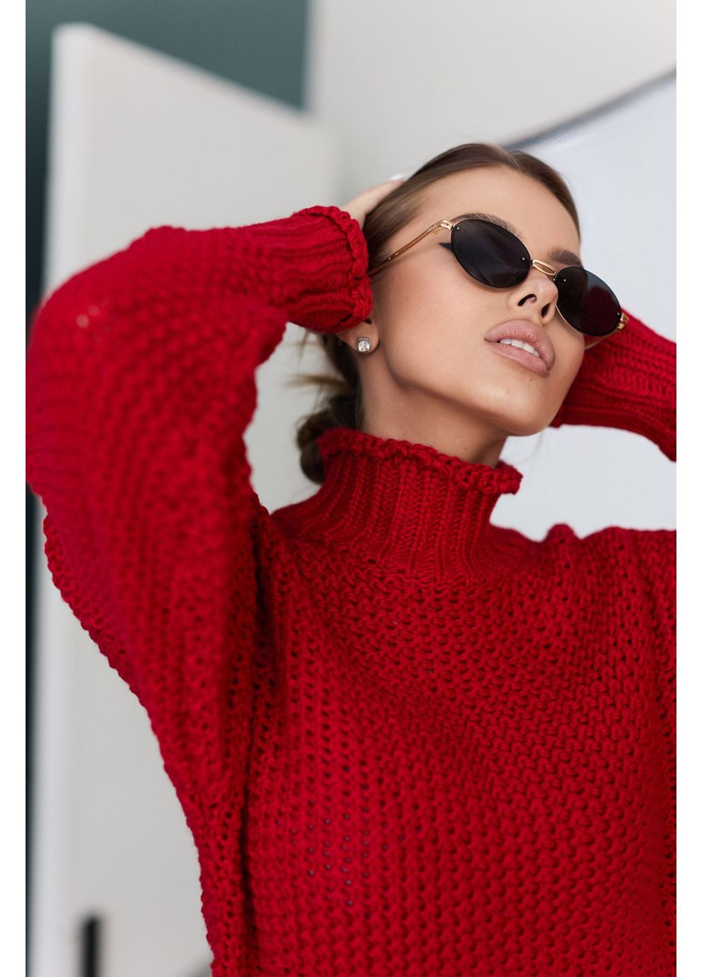 Червоний демісезонний светр s070.4892 Seventeen