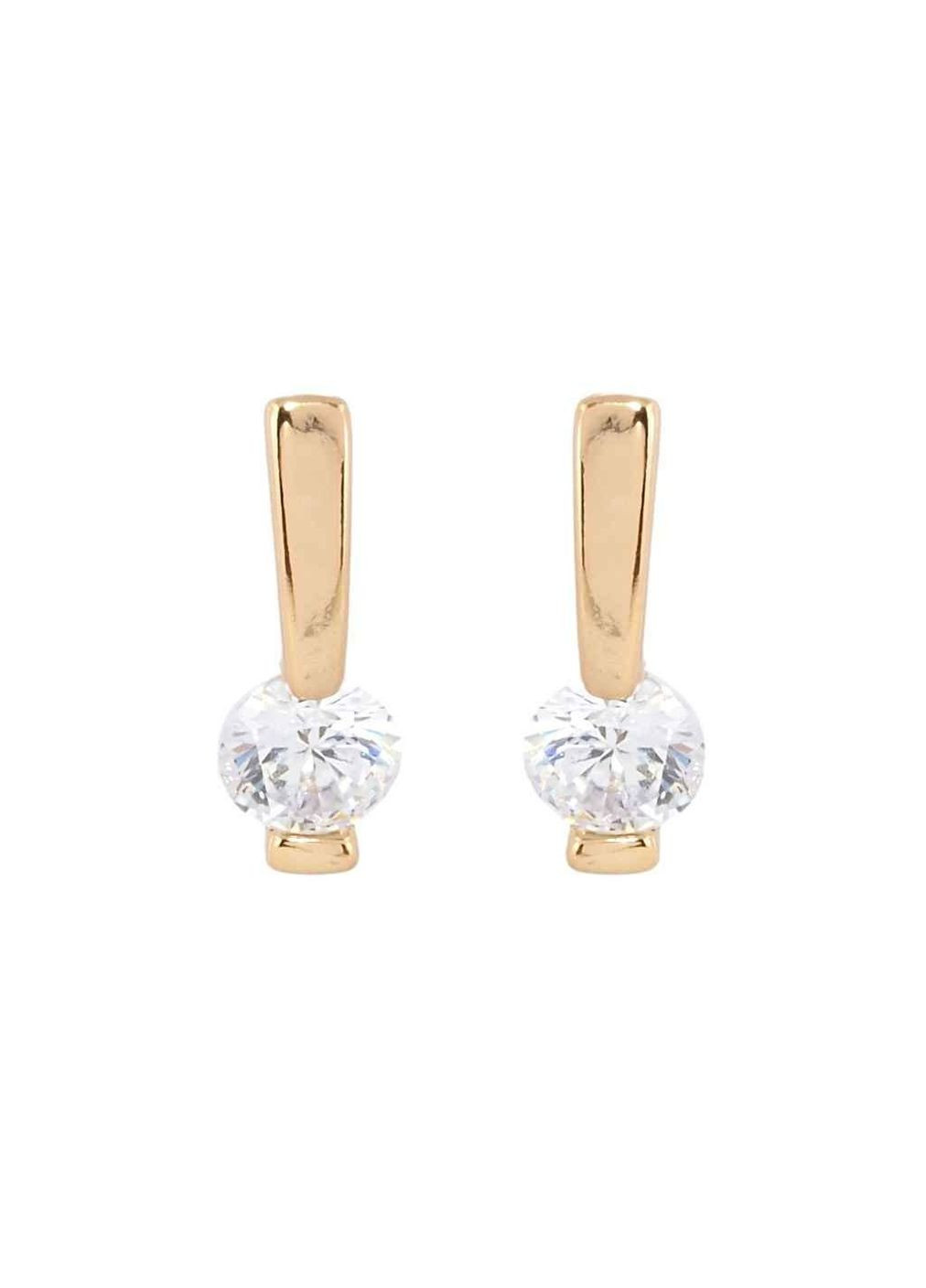 Сережки Позолота 18K пусети Фіаніти (203559) ТМ Xuping (315139121)