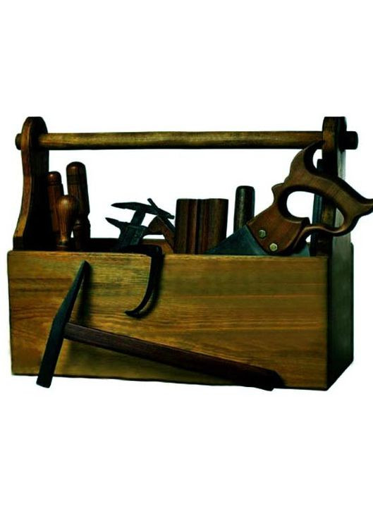 Ящик-переноска для инструментов из дерева Интер мускат (ЯДИ-001607) No Brand (328910707)