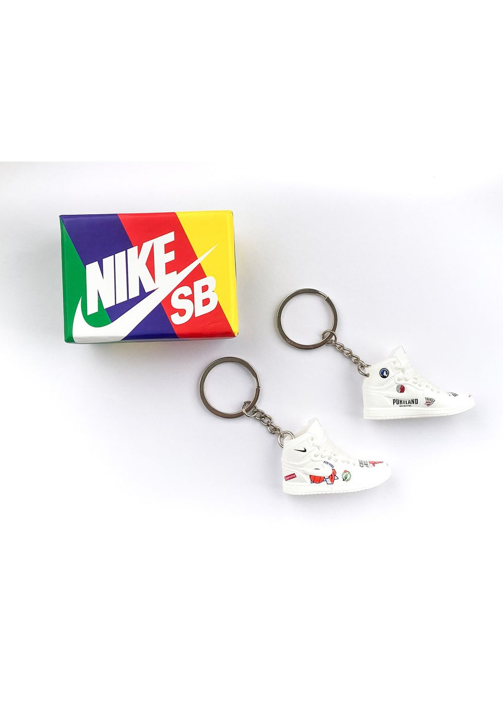 Мини обувь, фингер шузы, брелок Nike AIR NBA з коробкою Color Jordan (370948964)
