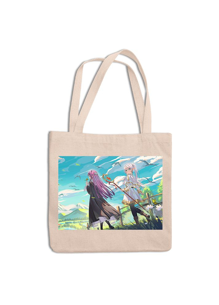 Эко сумка шоппер с аниме принтом Frieren beyond journey's end. Фрирен провожающая в последний путь. Frieren Кавун шопер (316137744)