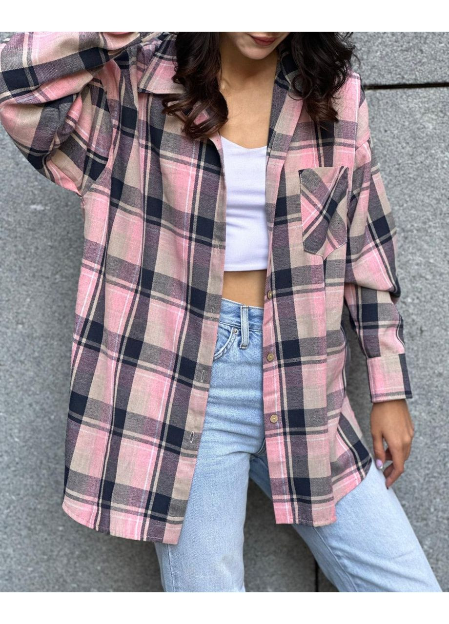 Розовая рубашка Maybel