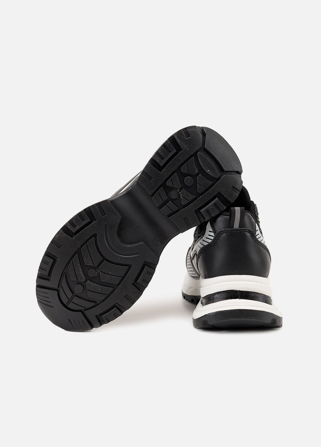 Кроссовки на платформе женские цвет черный ЦБ-00267178 No Brand чёрные демисезоны (317279057)