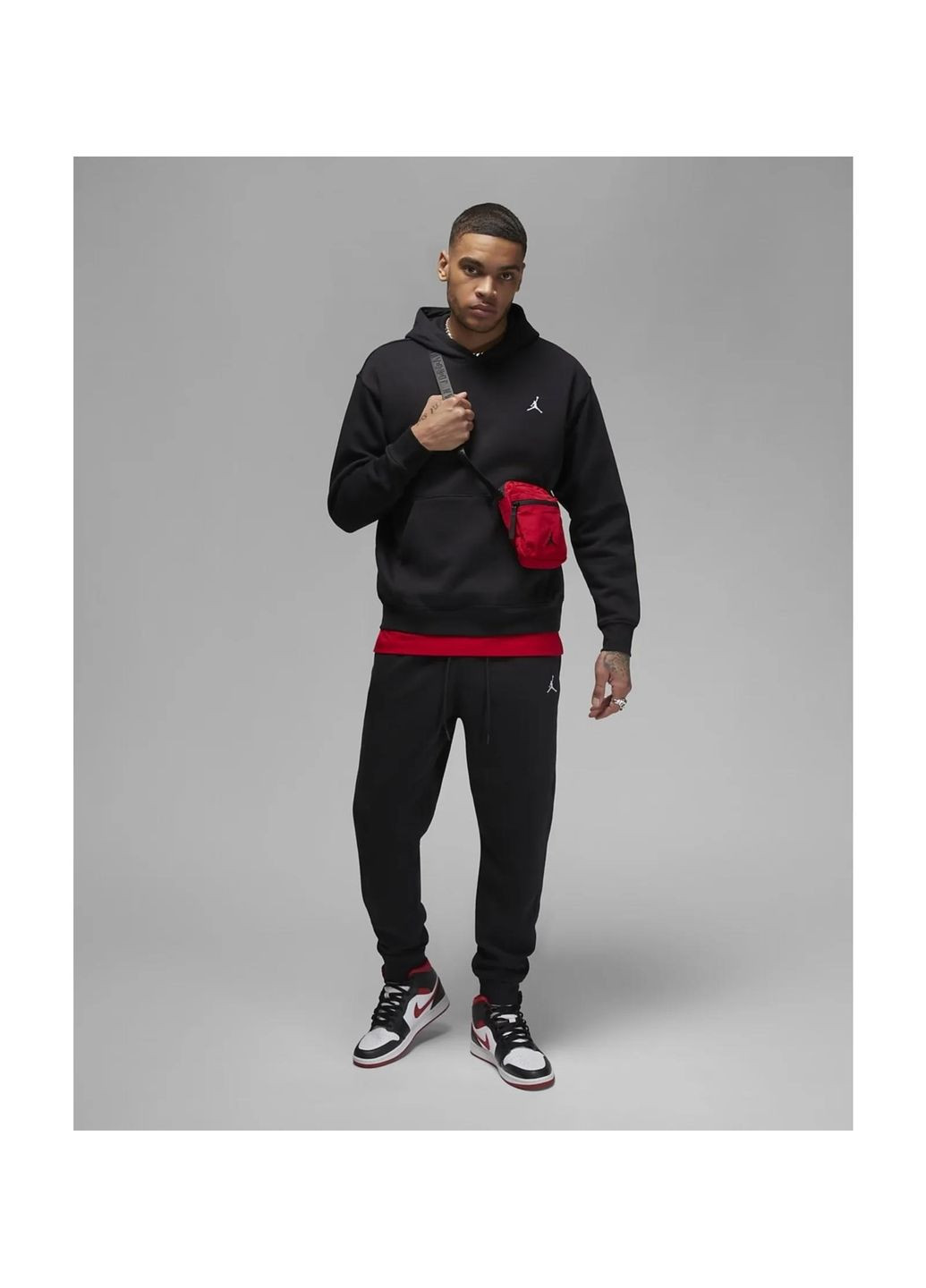 Кофта мужская Essentials Men's Fleece Sweatshirt (FJ7774-010) Jordan (370780385)