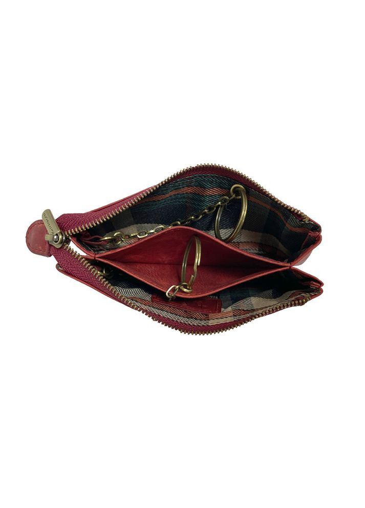 Ключниця на блискавці шкіряна червона Arno 3350 rosso Tony Perotti (303831132)