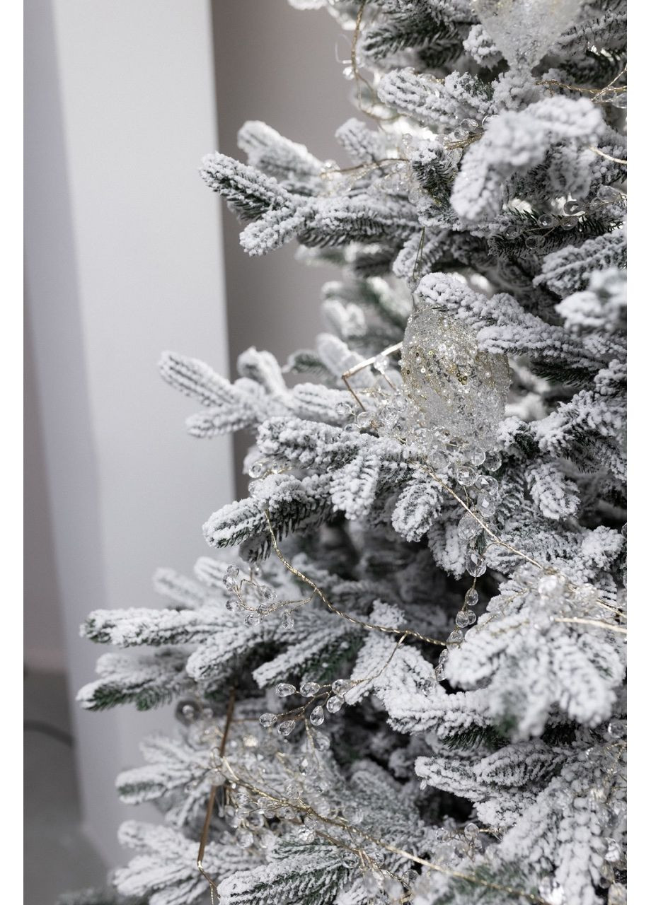 Елка искусственная литая МЕРИЛЕНД Заснеженная 1.82 м с металлической подставкой на 30% пышнее, модель 2025 года Yalunka Tobi Меріленд (355803973)