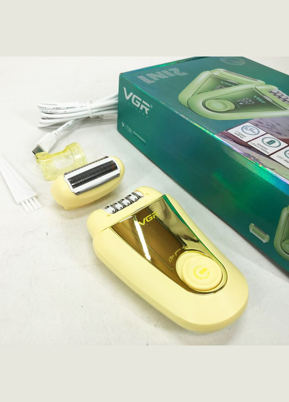 Електрична щітка для п'ят GR 2 до 1 V-758, Пила терка для п'ят, Електрична пемза VW-133 для педикюру VGR (351486428)