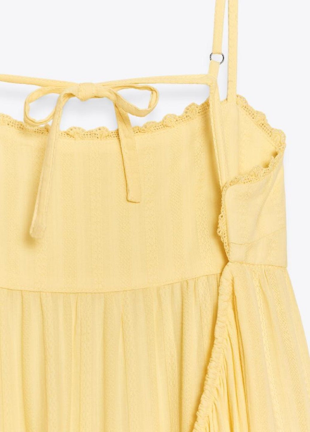 Жовтий повсякденний сукня Zara однотонна