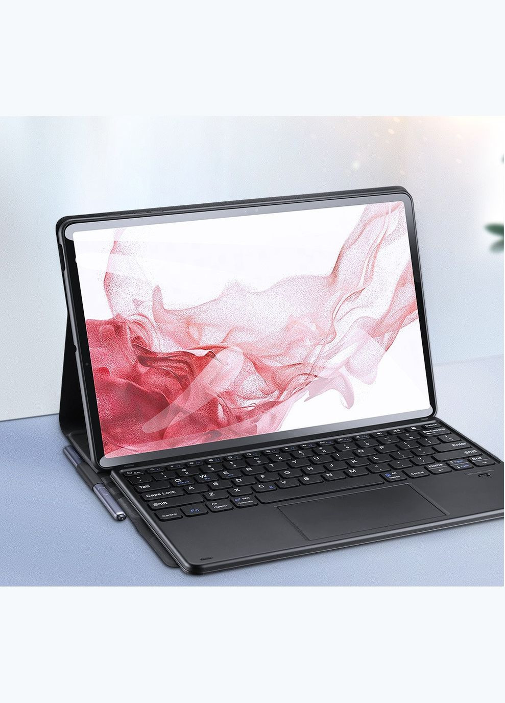 Чохол клавіатура Bluetooth Keyboard Touchpad для Samsung Galaxy Tab S8 Plus 12.4'' X800 / X806 Black Dux Ducis (324234638)
