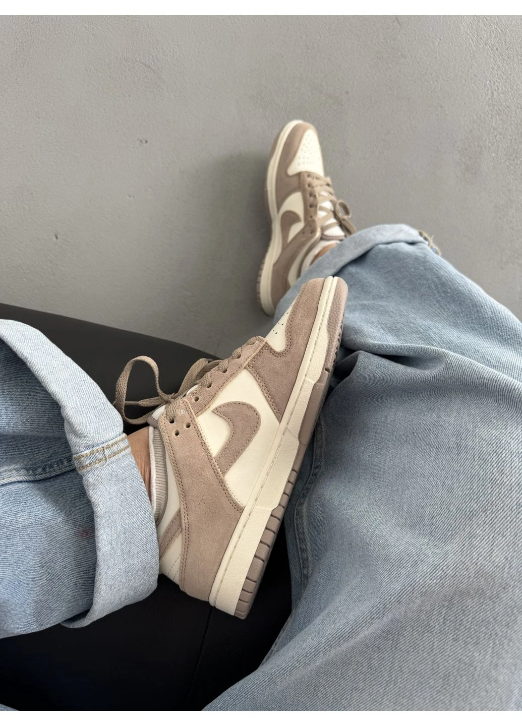 Кросівки жіночі і чоловічі Nike SB Dunk Low Sail Beige | Найк СБ Данк низькі бежеві No Brand бежеві демісезони (400829360)