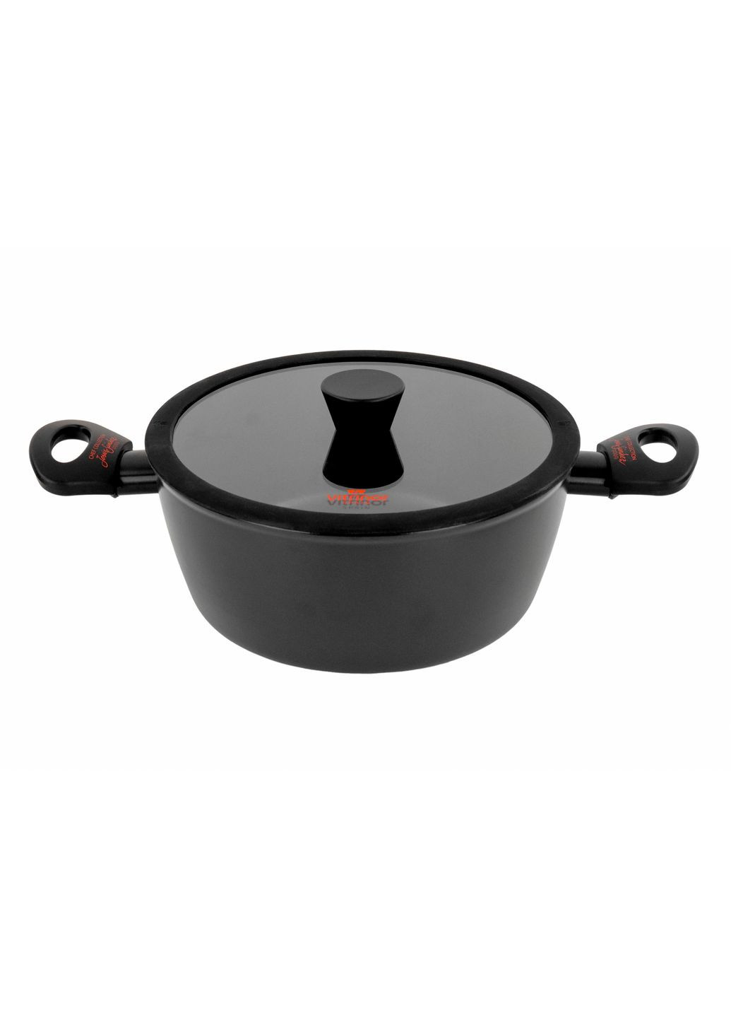 Кастрюля с крышкой CHEF COLLECTION 24 см 3,8 л с антипригарным покрытием Vitrinor (322578719)