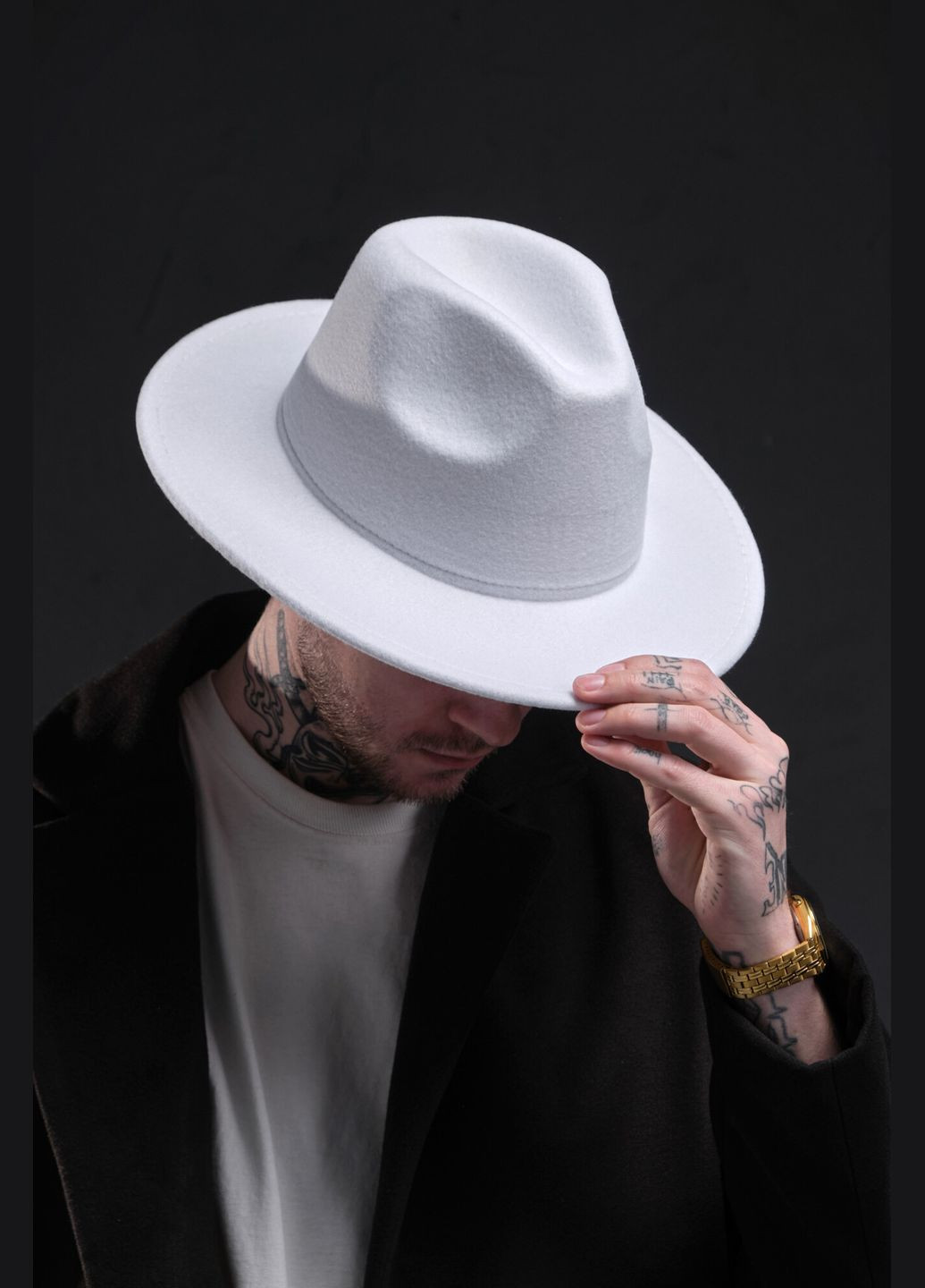 Шляпа Fedora White Man Without (285795065)