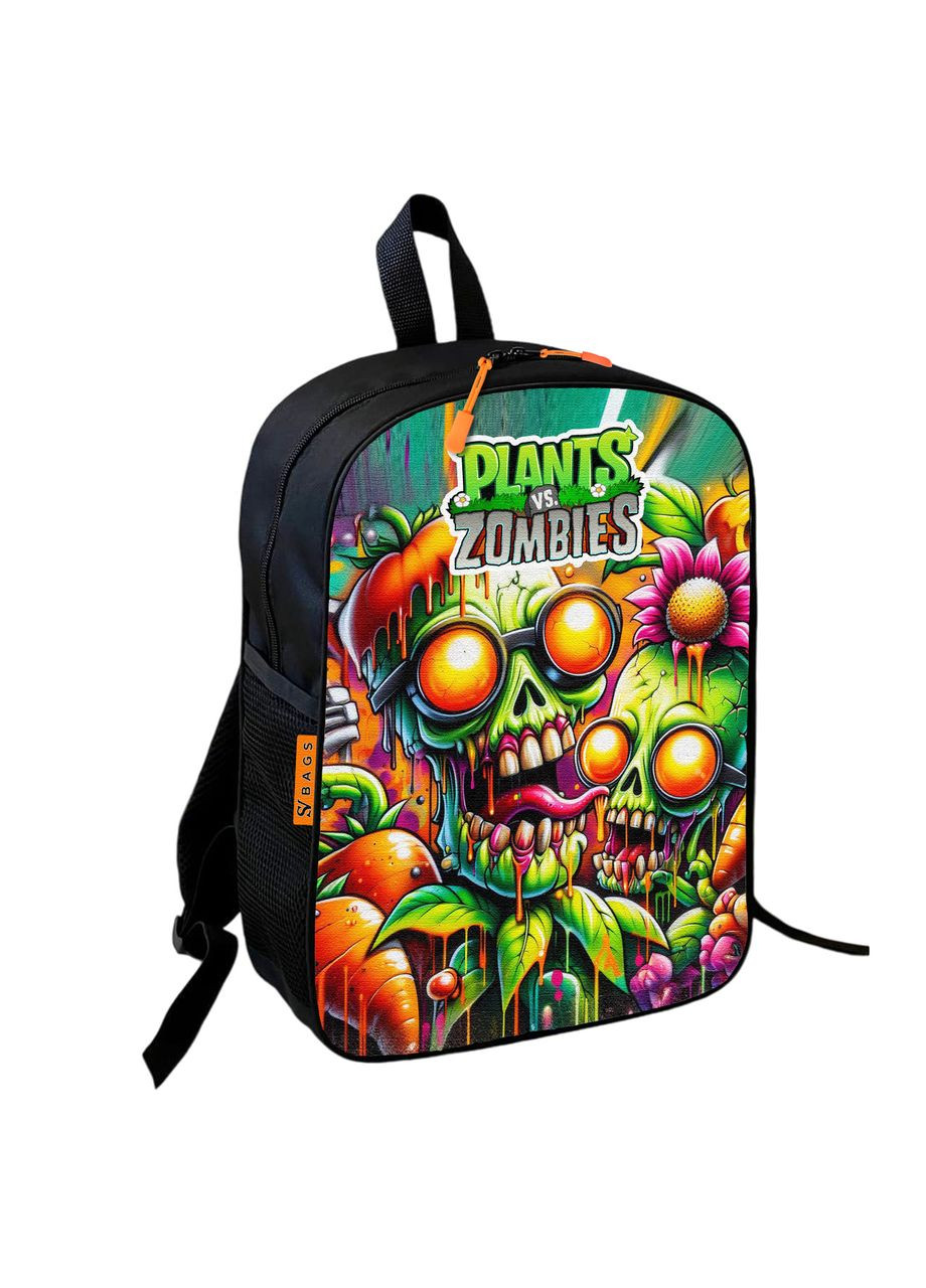 Рюкзак шкільний дитячий Рослини проти Зомбі «Plants vs Zombies» 36х27 см для хлопчика No Brand (323652388)