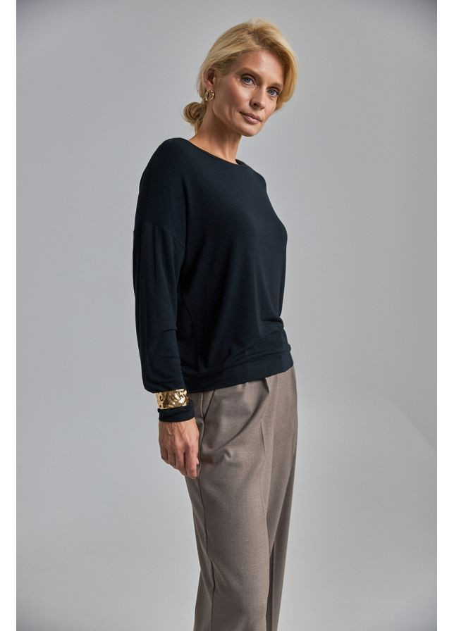 Черный джемпер 3082 айвори Triko Bakh