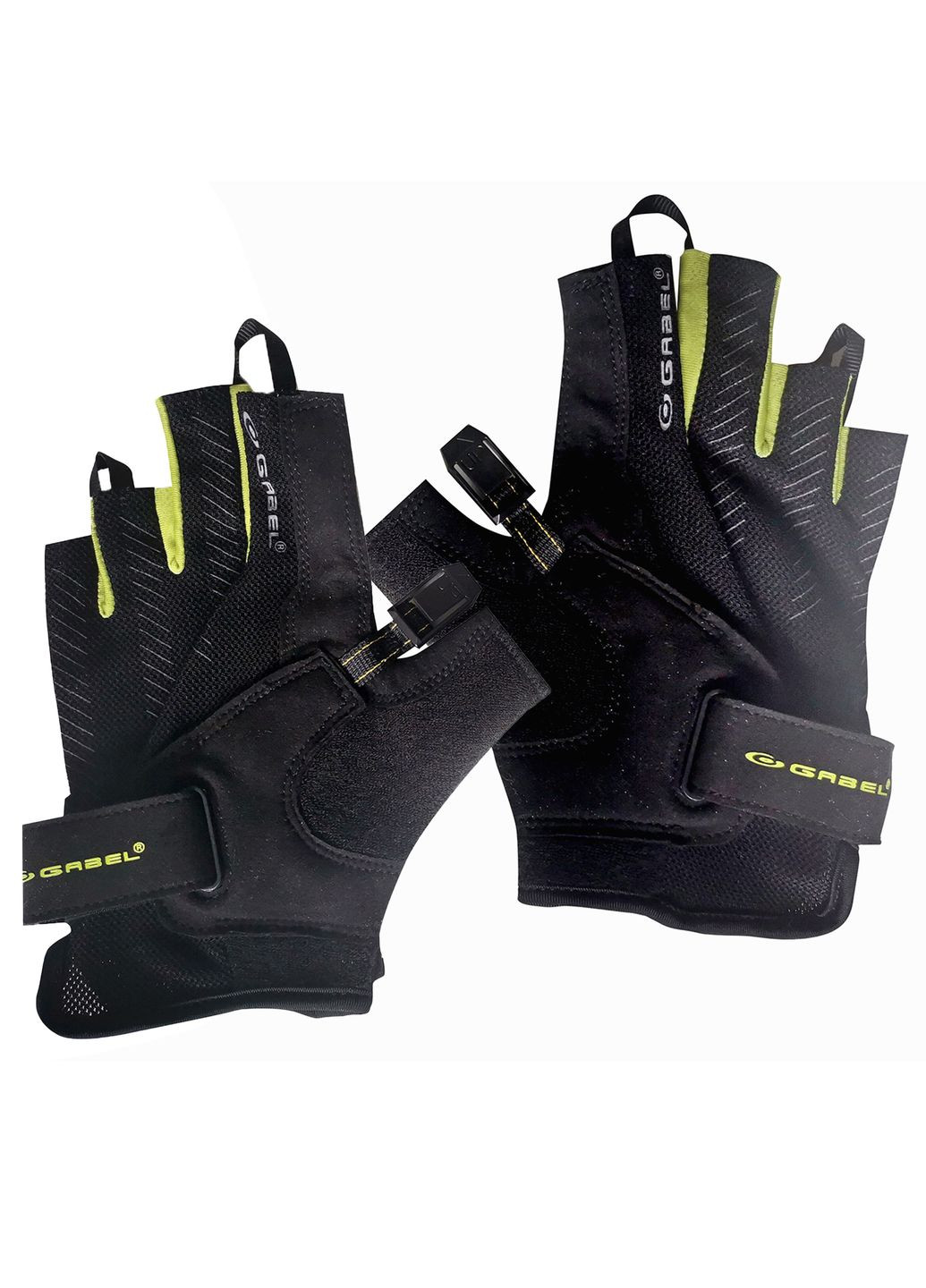 Перчатки для скандинавской ходьбы NC Gloves Short S Чорний-Салатовий Gabel (296262050)