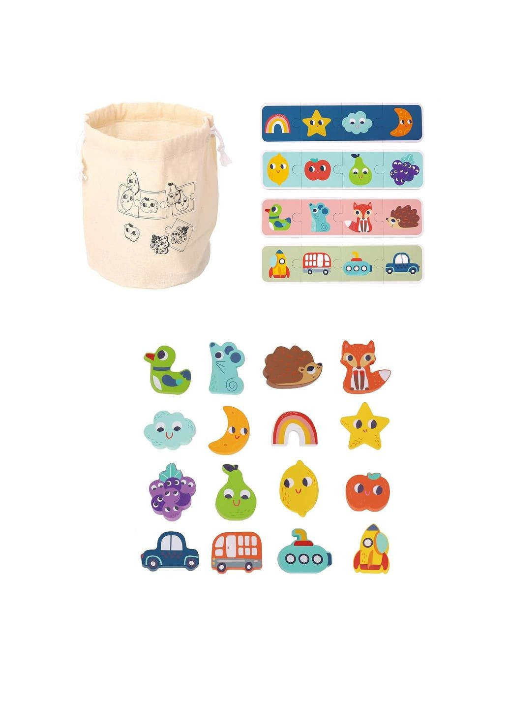 Гра Лото Вивчаємо форми Tooky toy (307500290)