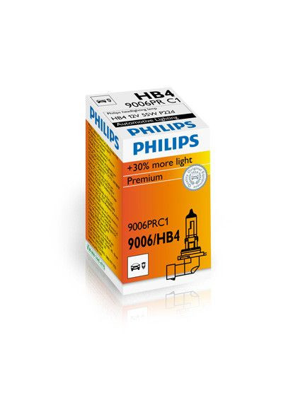 Автолампа галогенова 51W HB4 12V 51W P22D / НА 30% ЗБІЛЬШЕНИЙ СВІТЛОВИЙ ПОТІК (PS 9006 PR C1) Premium (354334421)