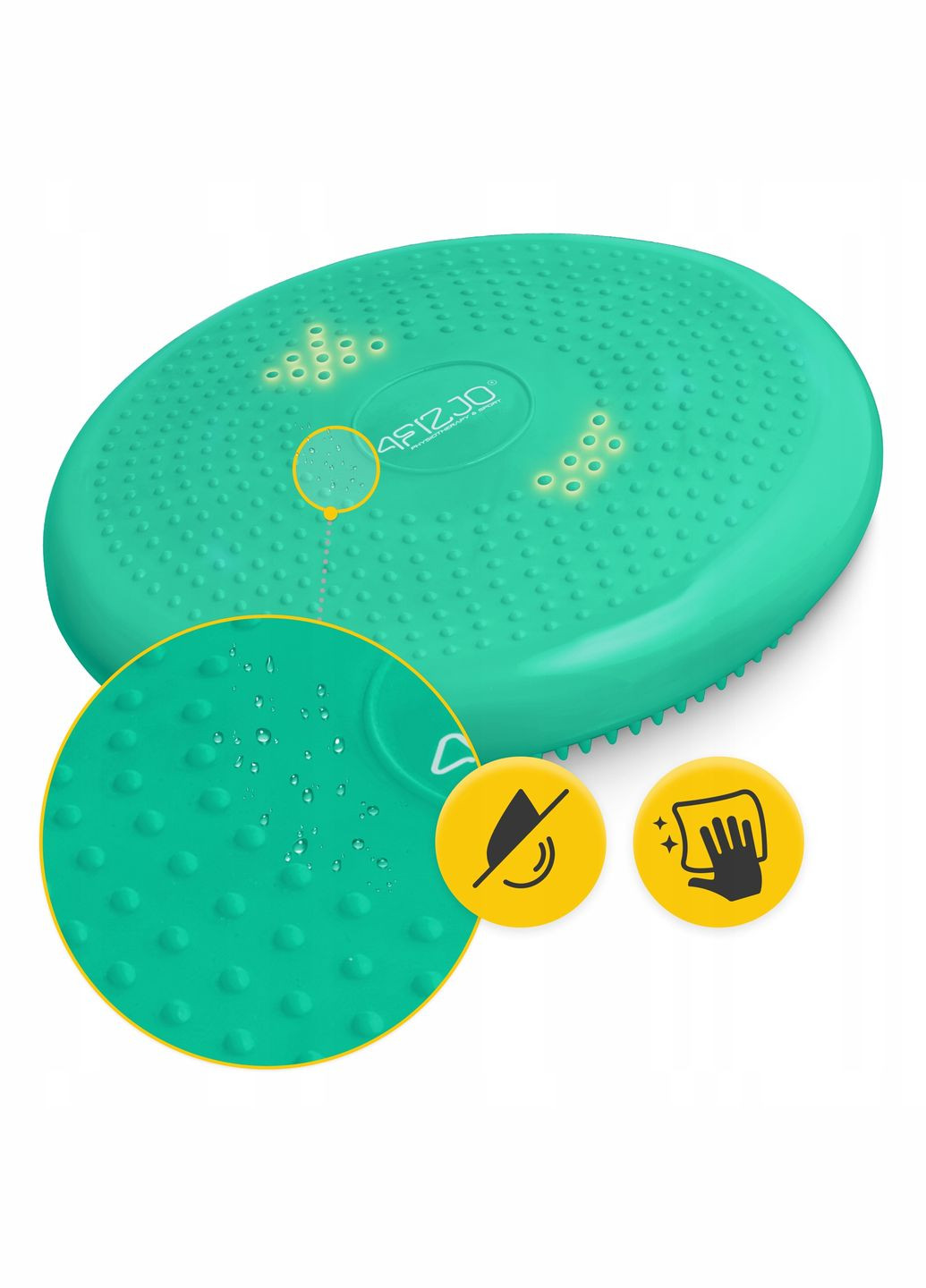 Балансировочная подушка-диск PRO+ 33 см сенсомоторная, массажная Mint () 4FIZJO P-5907739314468 (345712719)