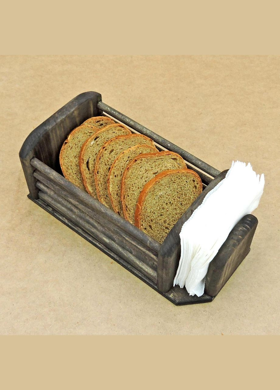 Хлебный лоток из дерева Бастилия мокко (ХЛБ-000410) No Brand (327424744)