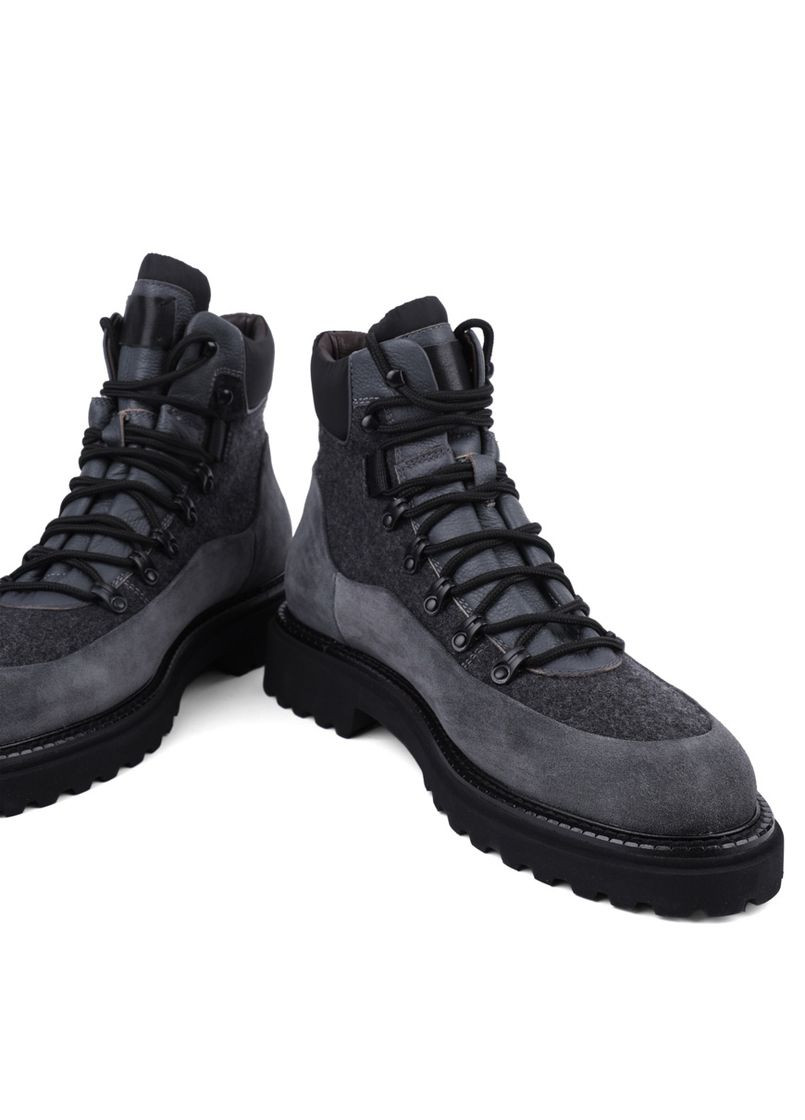 Серые осенние мужские ботинки mu037x-26-mu11/g73/u46/u58/d01 серый замша Miguel Miratez