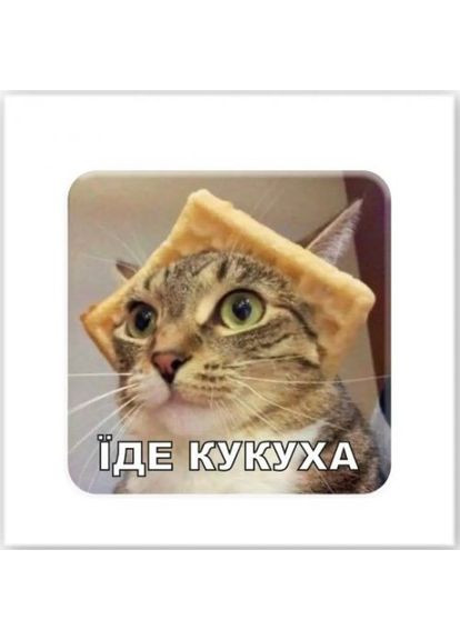 3D стікер "Їде кукуха" (ціна за 1 стікер) Tattooshka (361422939)