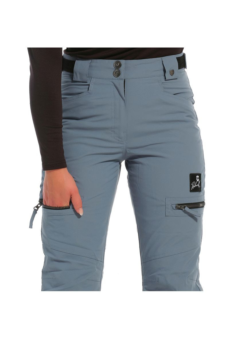 Темно-голубые демисезонные брюки Rehall