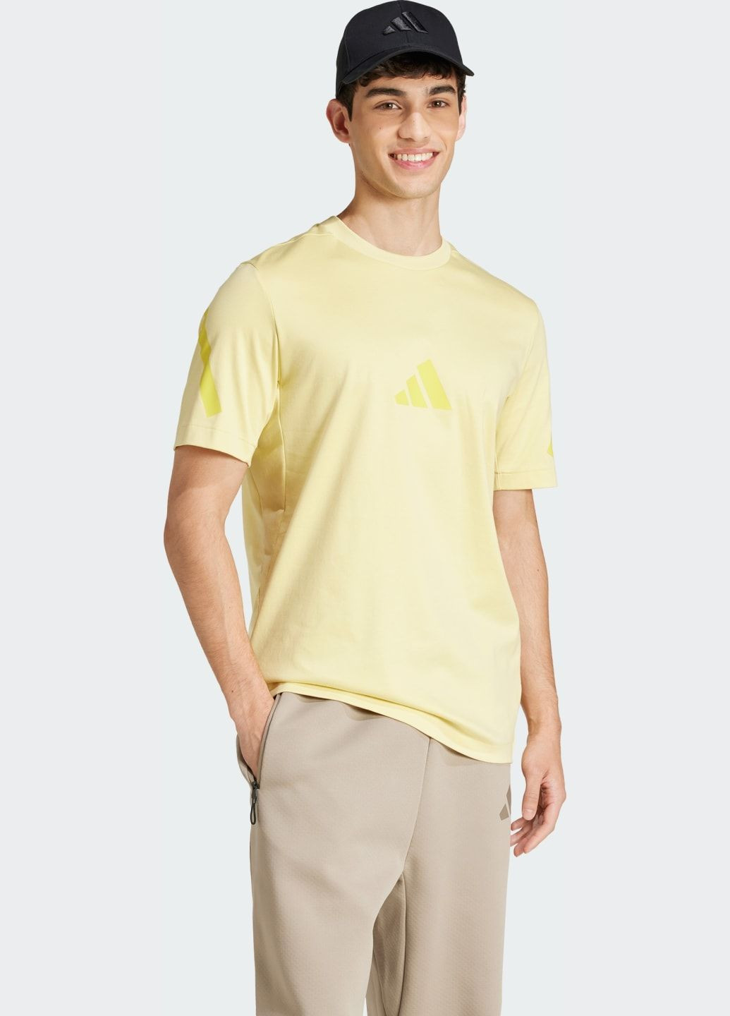 Жовта футболка z.n.e. adidas