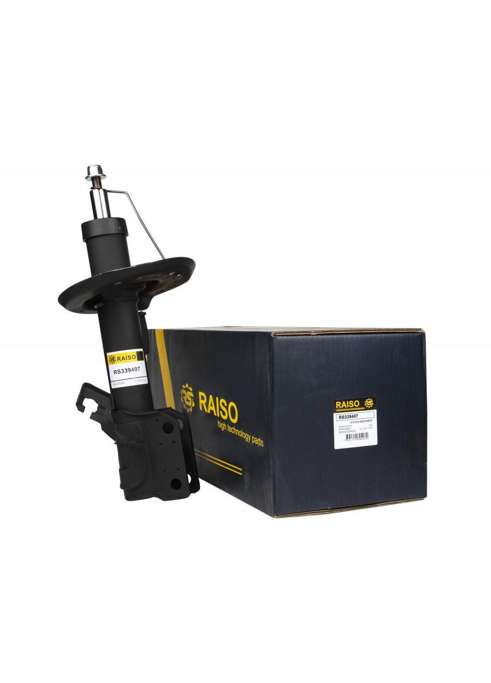 Амортизатор передній лівий (Швеція) Nissan Leaf, Ніссан Ліф 2010- Raiso (384722863)