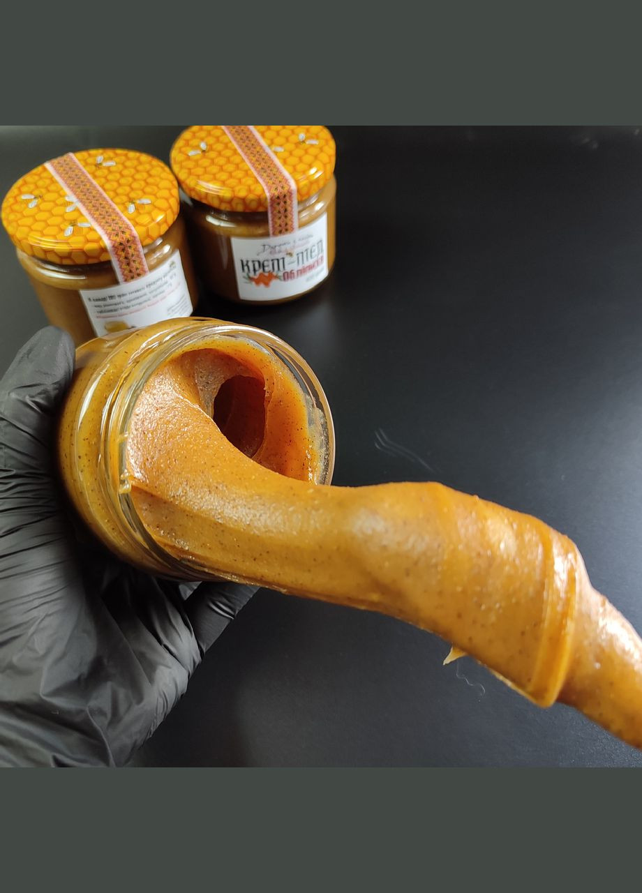 Крем-мед Облепиха 400 грамм МЕД ПОШТОЮ (322149059)