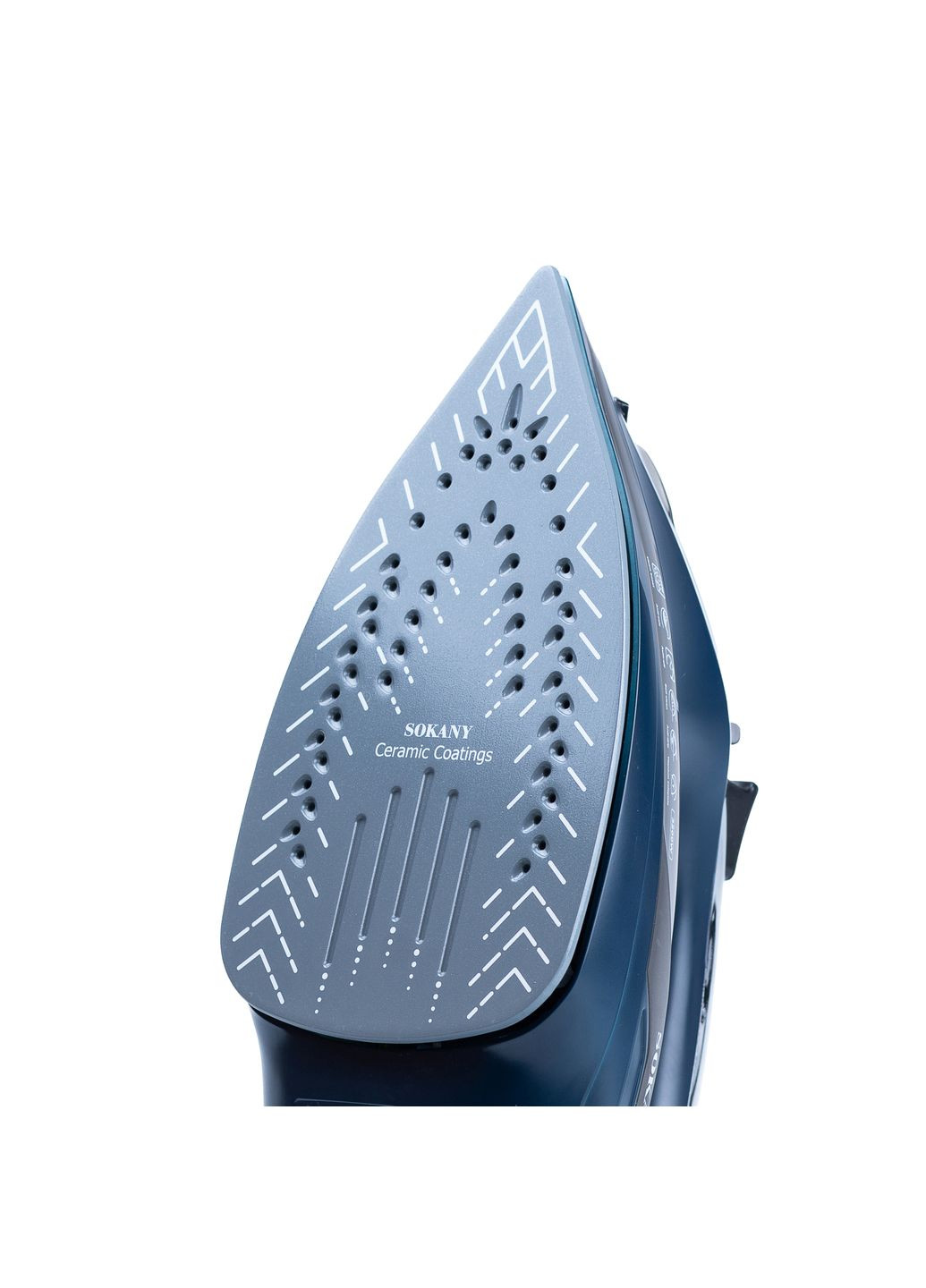 Праска SK-11029 з титановою підошвою, темно-синій Sokany (317853947)