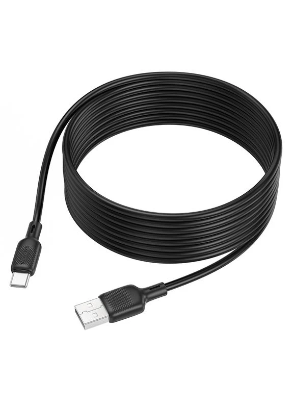 Кабель BX113 Lenny USB – Type-C 3 А 3 м черный Borofone (401879651)