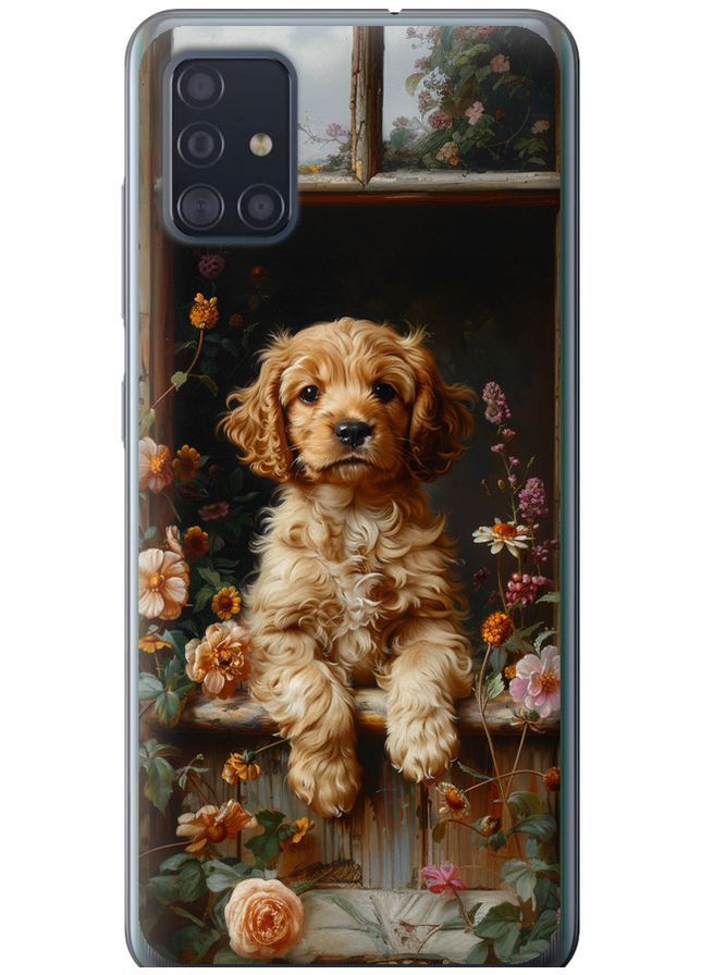 2D пластиковый чехол 'Щенок cocker spaniel' для Endorphone samsung galaxy a51 2020 a515f (292255077)