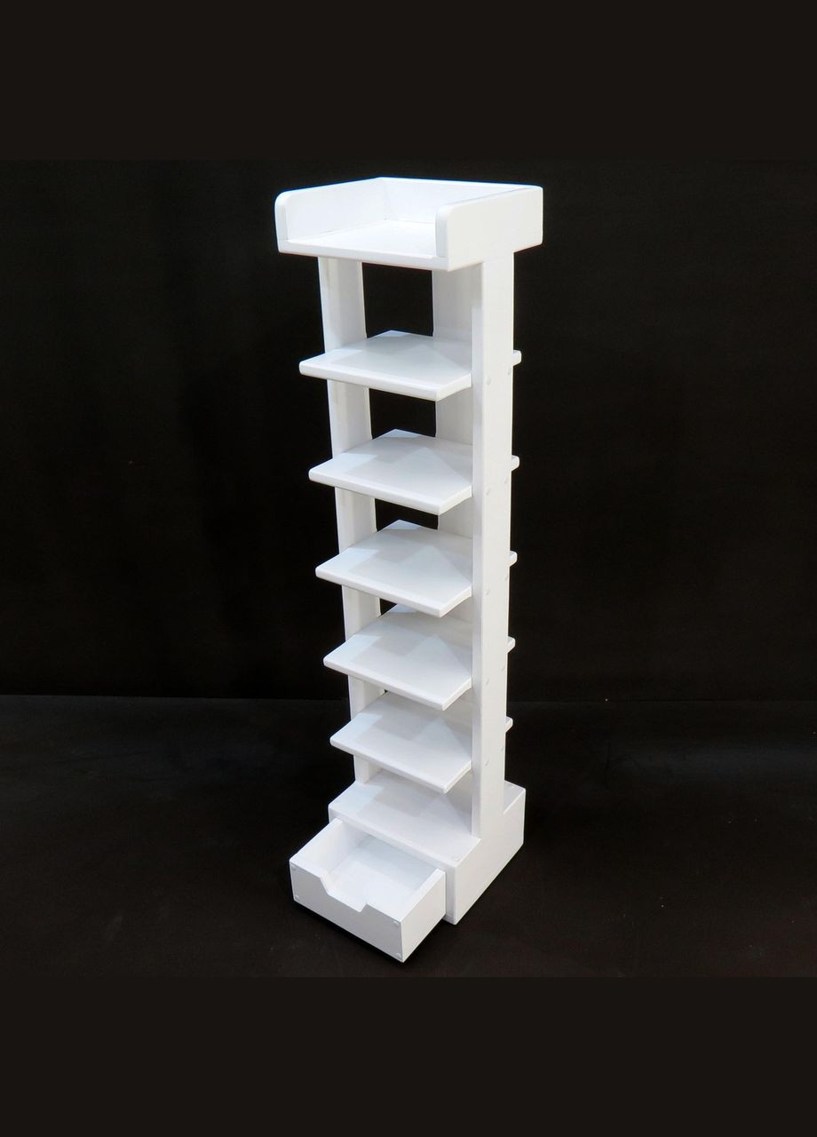 Полиця для взуття з дерева Бувре 7 зефір (ПДО-701920) No Brand (327865285)