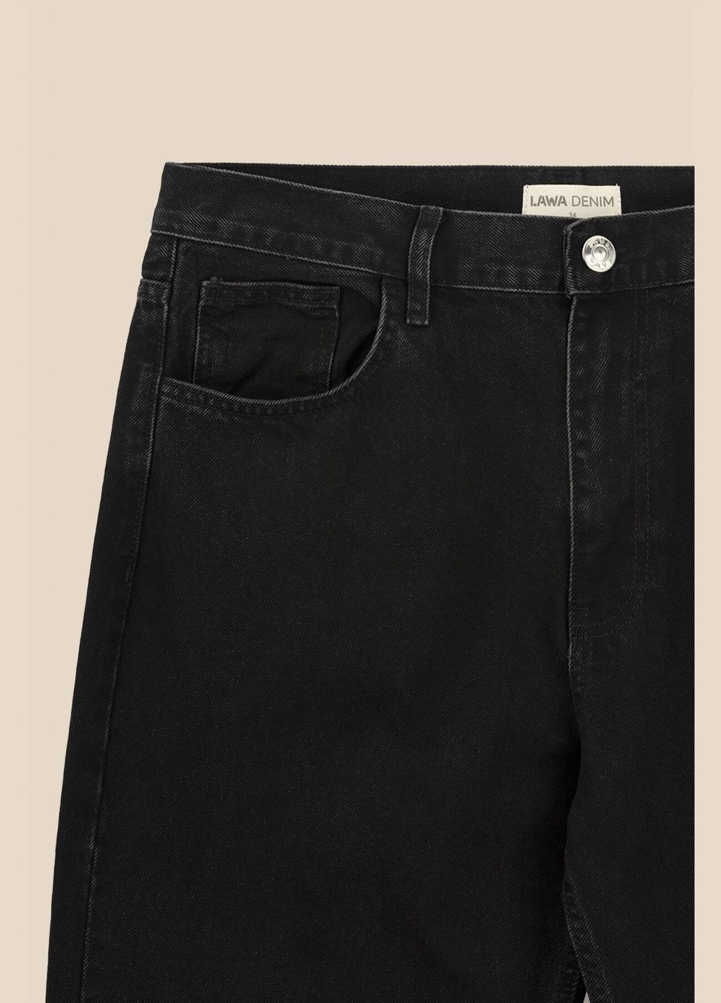 Черные джинсы мужские mbc02363 черный shop (2000999141522) Regular fit LAWA