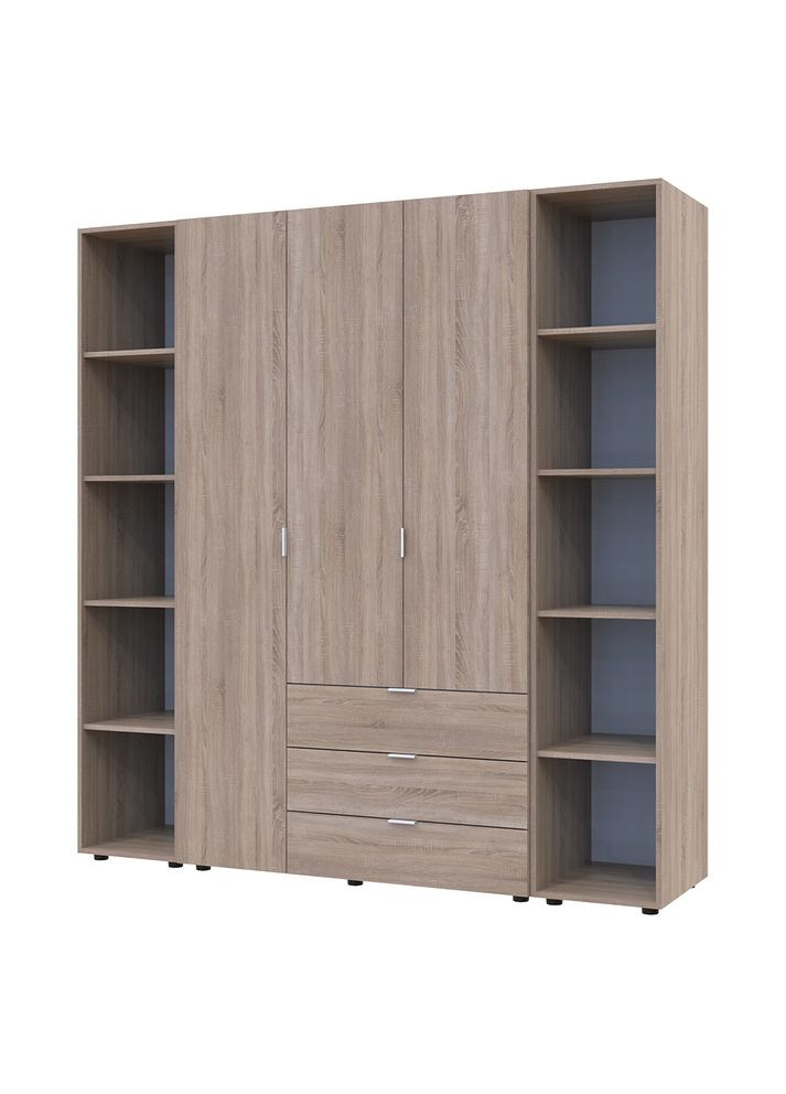 Комплект шкафов для одежды Гелар (3 шт.) 192,6х49,5х203,4 см (DRS-011150) Doros (361998919)