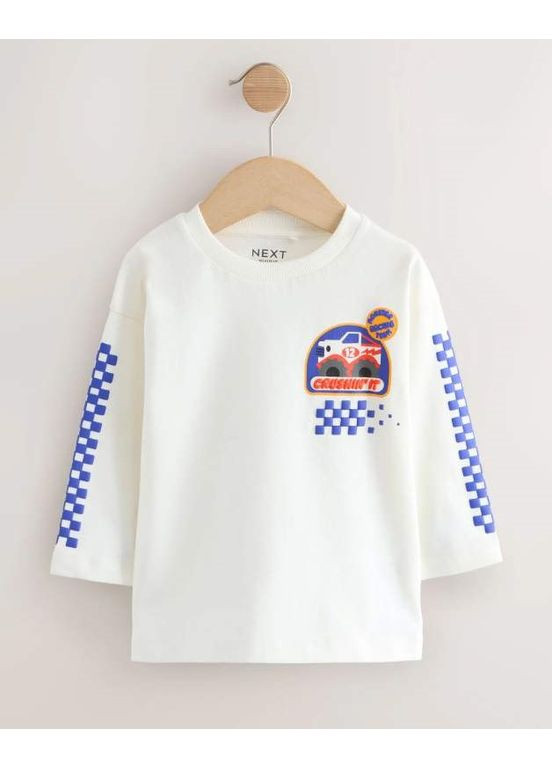 Белый демисезонный лонгслив Next Trend