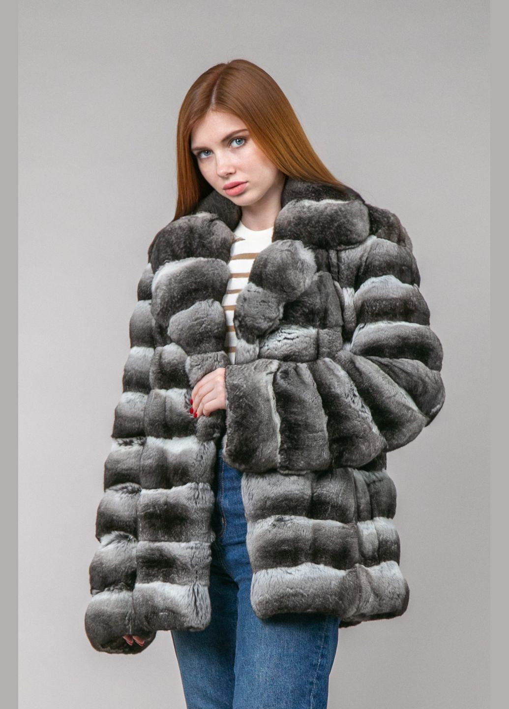 Полушубок з шиншили Chicly Furs (289200747)