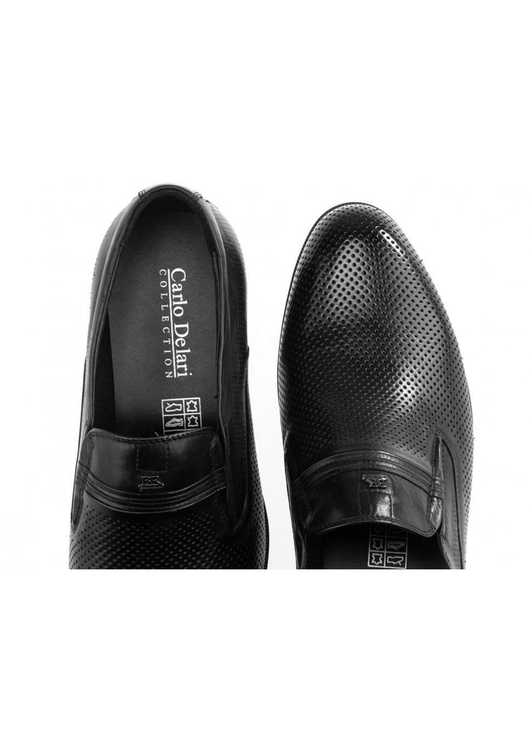 Черные туфли 7202045 цвет черный Carlo Delari