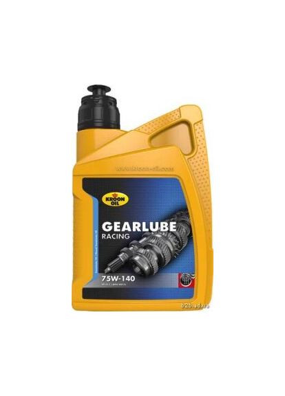 Масло трансмиссионное GEARLUBE RACING 75W-140 1л ТРАНСМИС СИНТ GEARLUBE RACING 75W140 1L/API GL-5; BMW MS 33720 Kroon‑Oil (368516703)