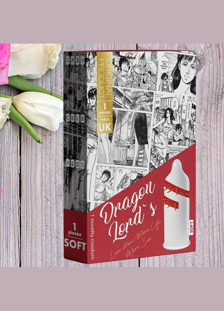 Презерватив із вусиками Dragon Lord`s 1 шт. (новий дизайн) Egzo (298350270)