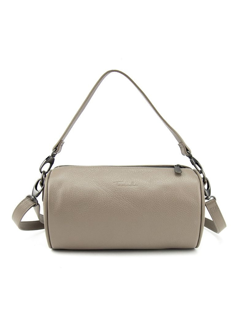 Сумка женская кроссбоде через плечо из натуральной кожи флотар в форме бочонка повседневная средняя RoyalBag CH-0777 (355793950)