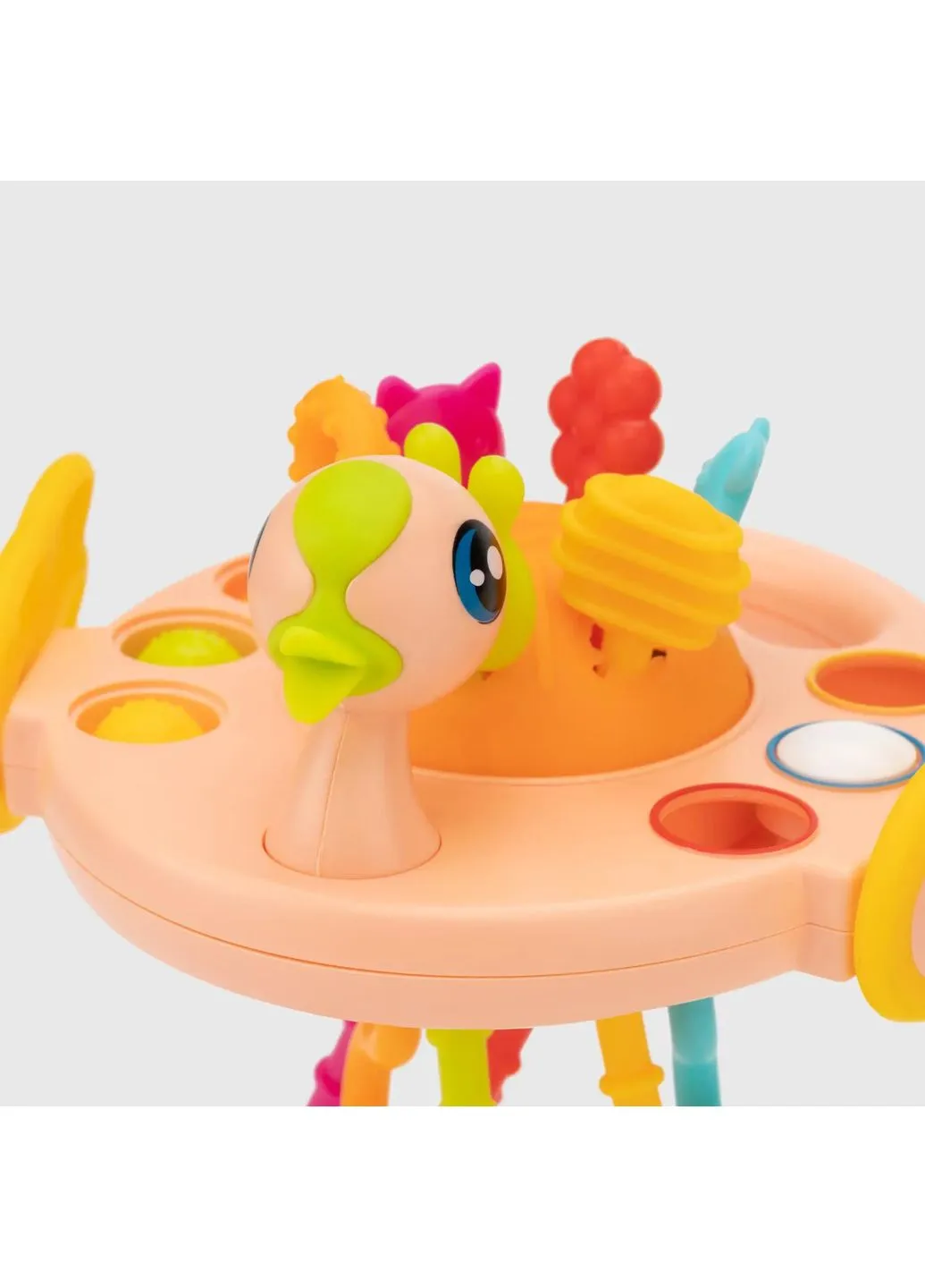 Погремушка тактильная Уточка "Happy Baby" 668-20 Star Toys (385605415)