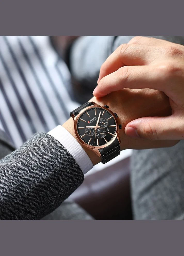 8435 Gold-Black китай минеральное Curren (323015638)
