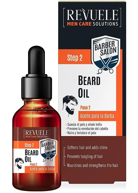 Олія для бороди Men Care Barber Salon Beard Oil 30ml (2-938285) REVUELE (380120573)