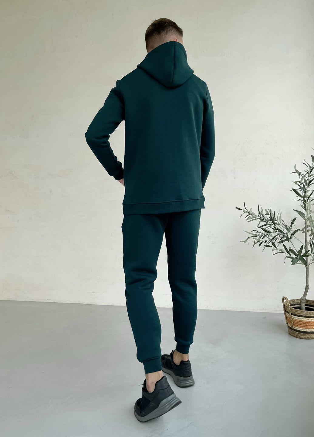 Тепле зимове чоловіче худі на флісі Merlini Анмас (304024260)