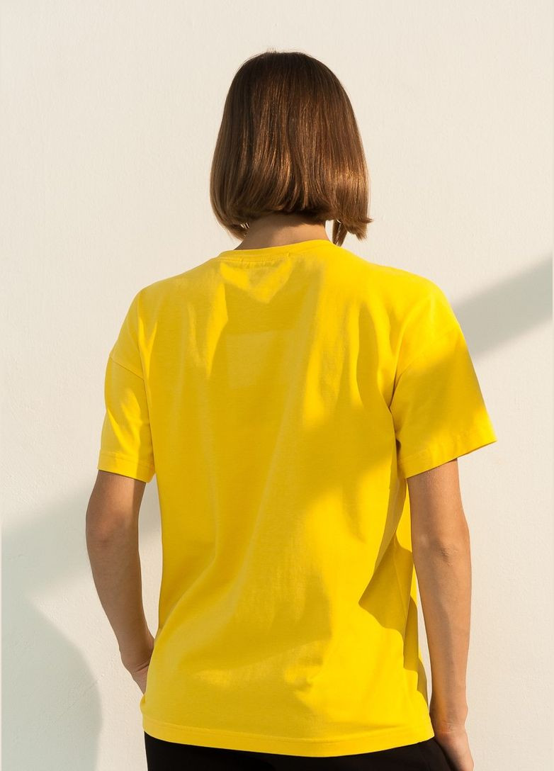 Желтая желтая футболка для беременных и кормящих с секретом кормления Юла мама