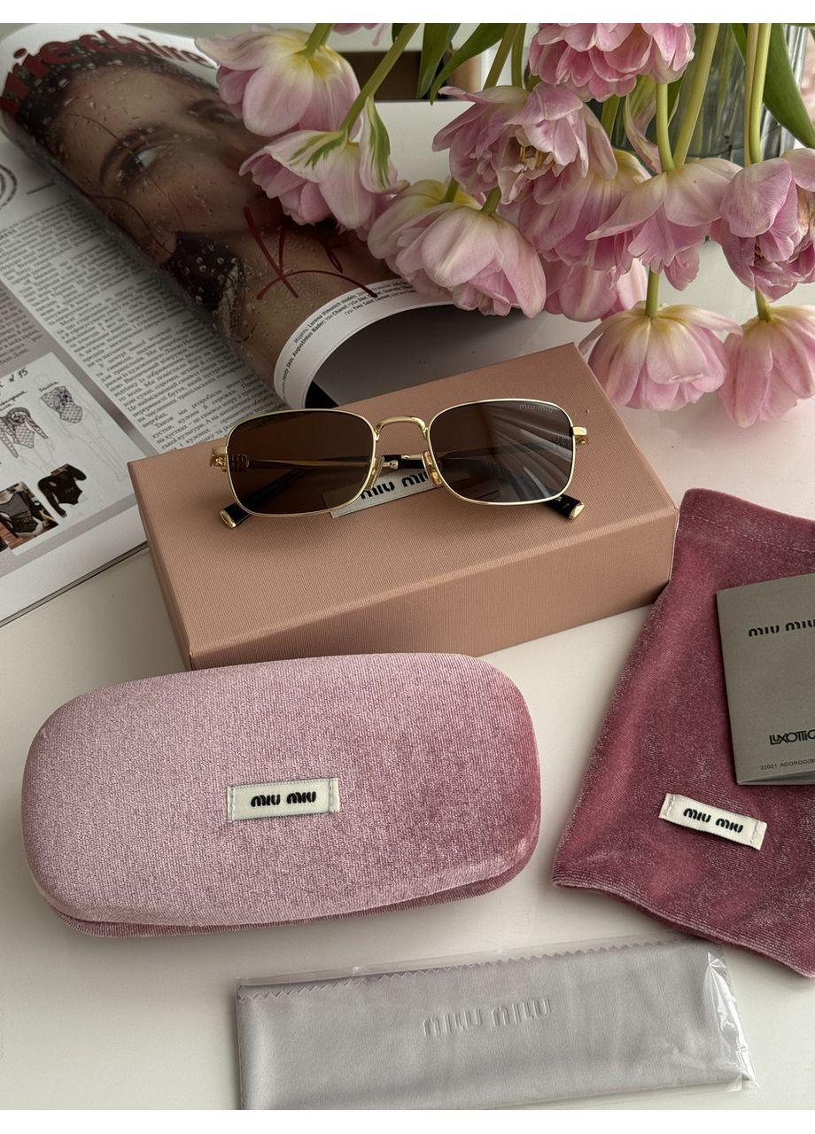 Окуляри Miu Miu MUA53S ZVN60O Brown Gold No Brand (355342931)