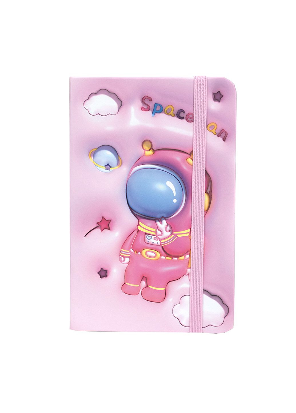 Блокнот на гумці із твердою обкладинкою колір різнокольоровий CB-00253397 Malevaro (319121875)