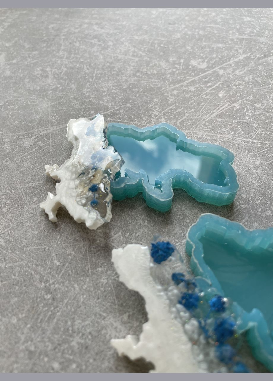 Молд карта Украины 64*40*5 мм для брелоков магнитов силиконовая форма молд для эпоксидной смолы No Brand (370566742)